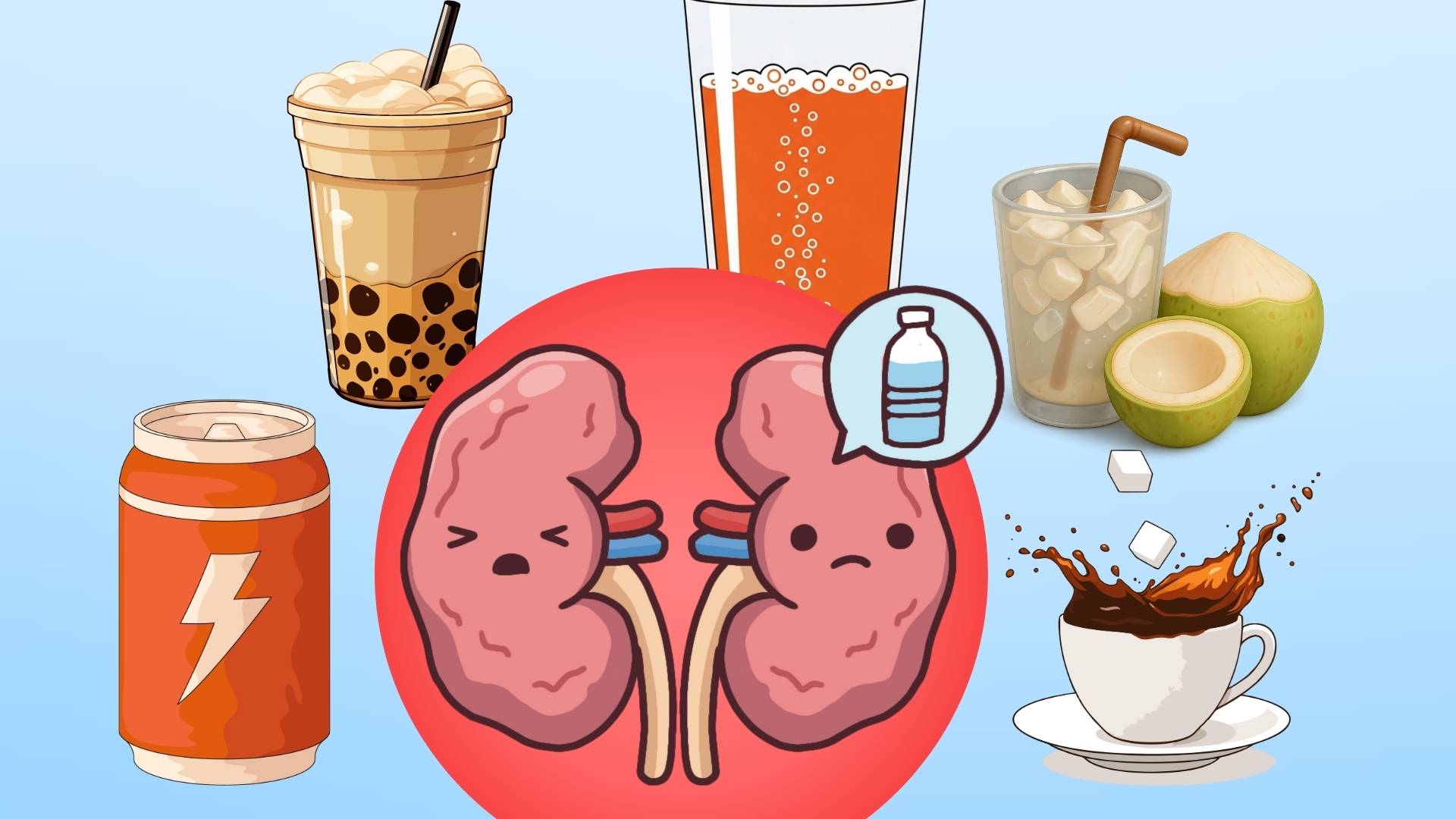7 types of water that are more harmful to the kidneys.