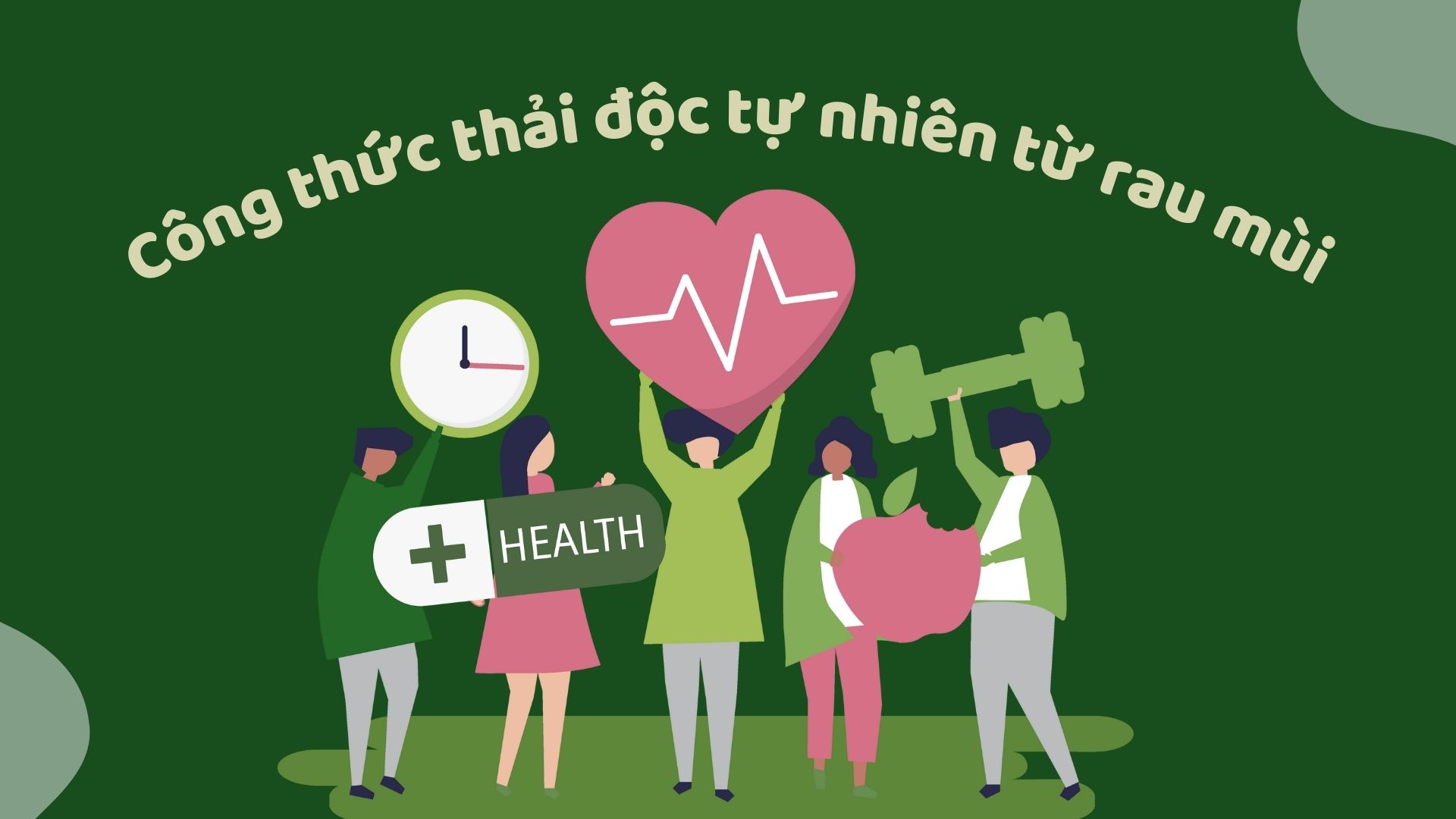 Natural detox recipe from coriander