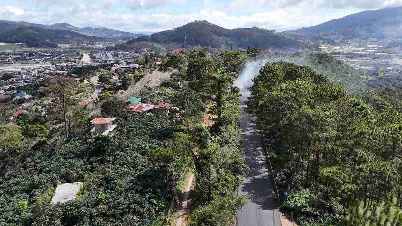 D'ran la mot trong nhung cung deo dep bac nhat tinh Lam Dong noi Da Lat voi Khanh Hoa. Anh: Phuc Khanh 