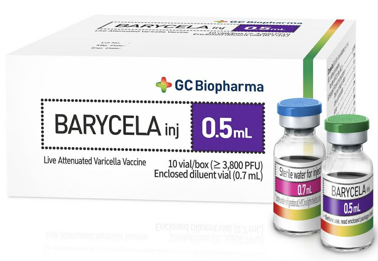 Barycela chickpea vaccine produced by GC Biopharma (Korea) Photo: Naviva Group