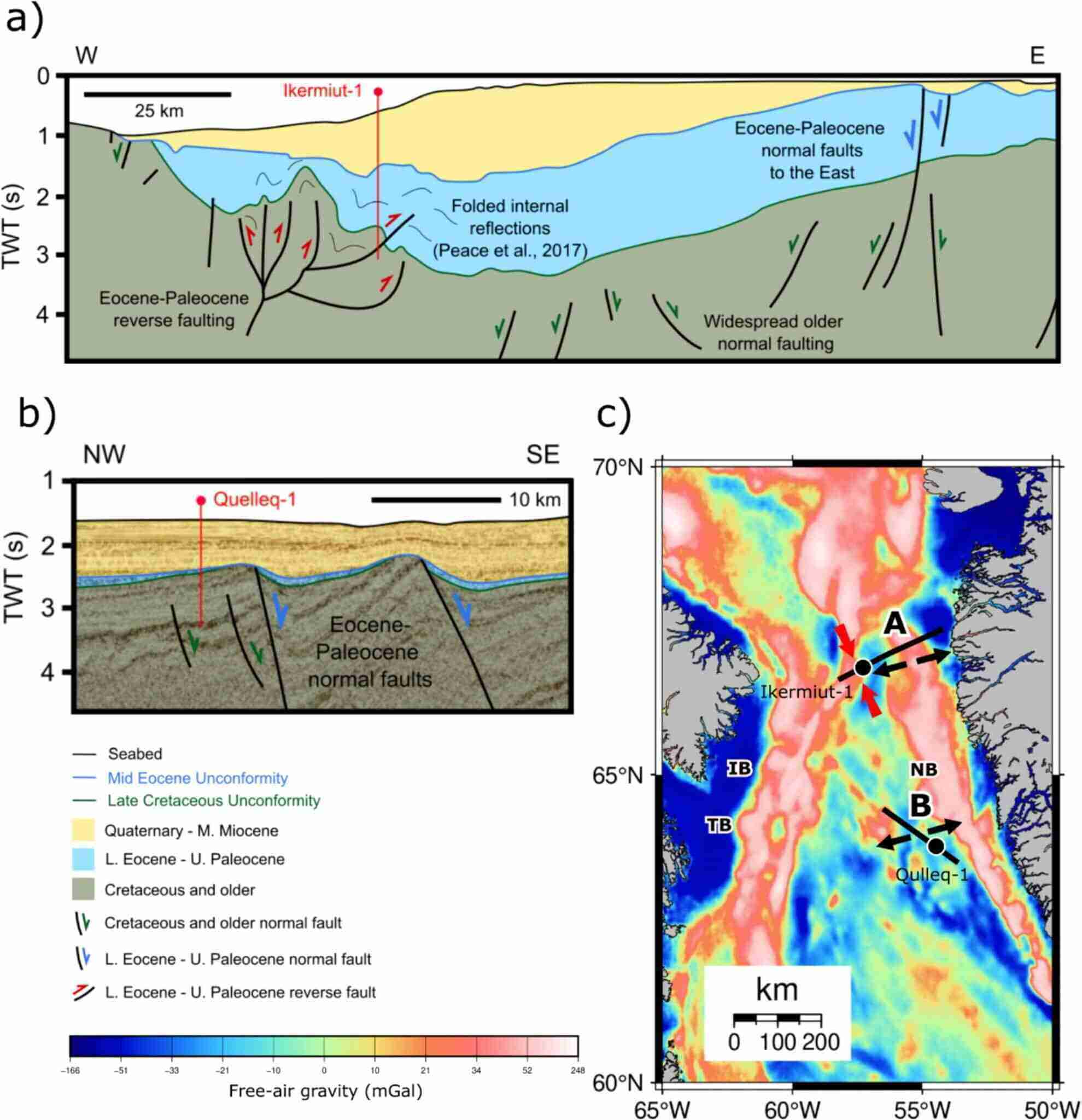 El corte sismico en los puntos de perforacion de exploracion expone grietas y fracturas subterraneas que proporcionan evidencia directa del proceso de deformacion y desintegracion de la capa de la Tierra en el estrecho de Davis. Fuente: Gondwana Research