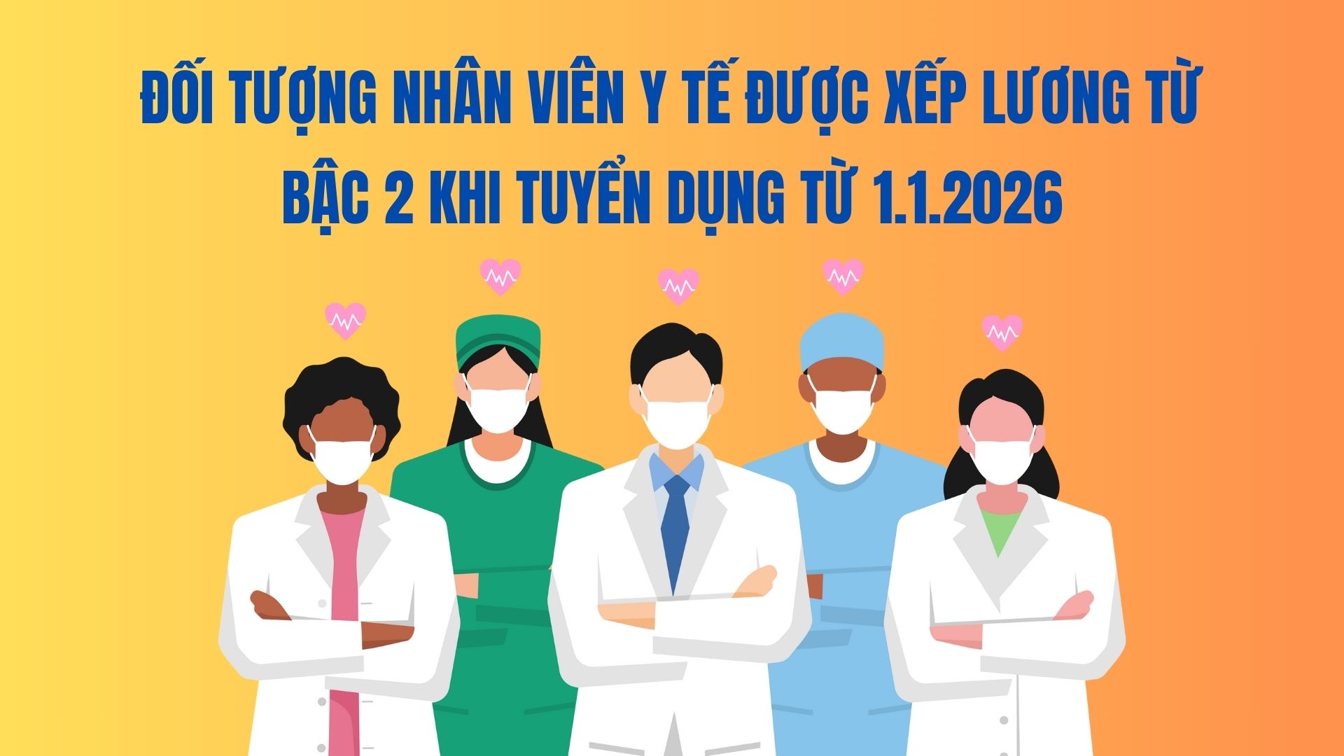 Los empleados de salud reciben salarios desde el segundo nivel al contratar a partir del 1 de enero de 2026
