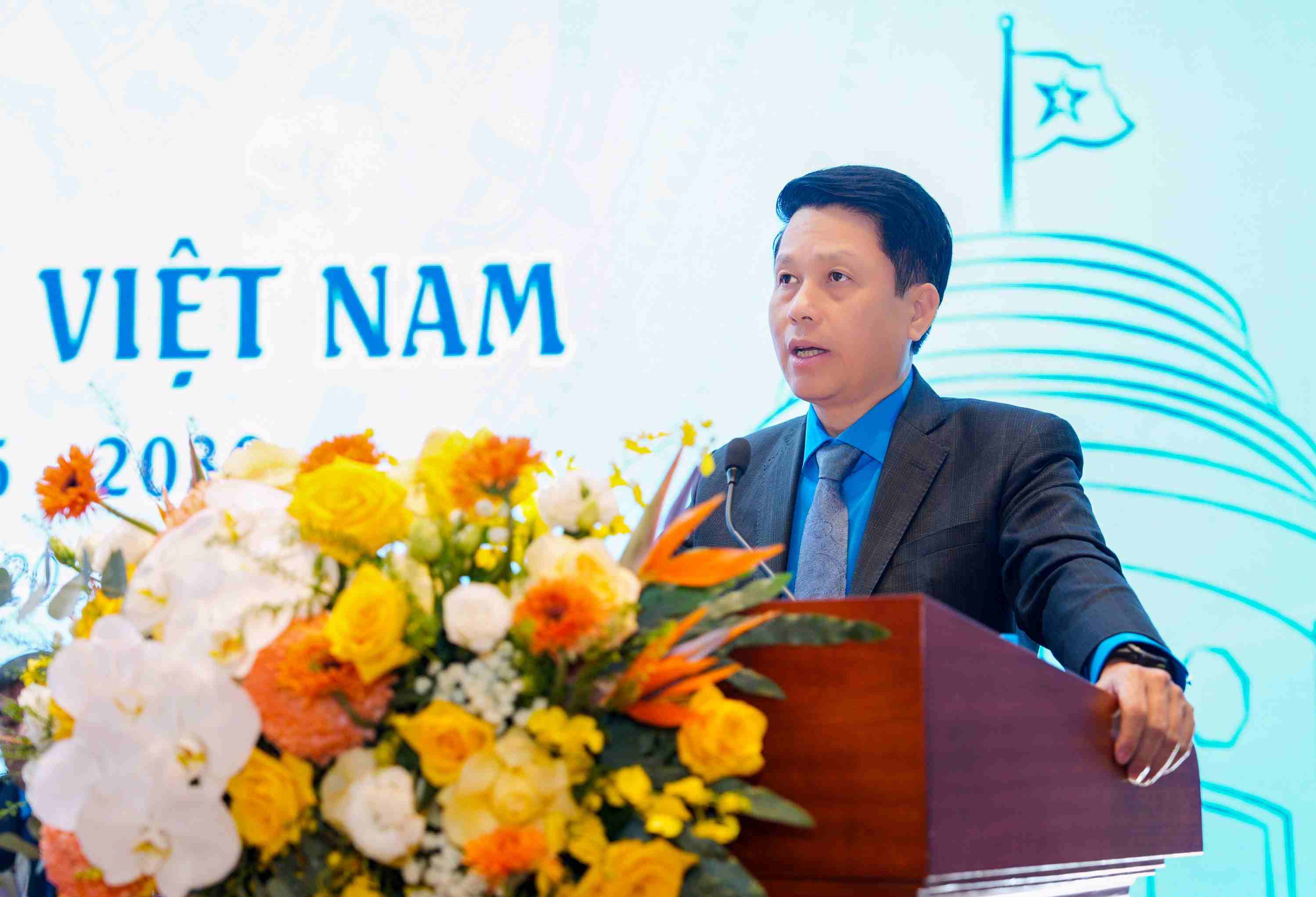 Dong chi Pham Tien Dung, Uy vien Ban Thuong vu Dang uy, Pho Thong doc Ngan hang Nha nuoc Viet Nam phat bieu tai Dai hoi. Anh: Agribank