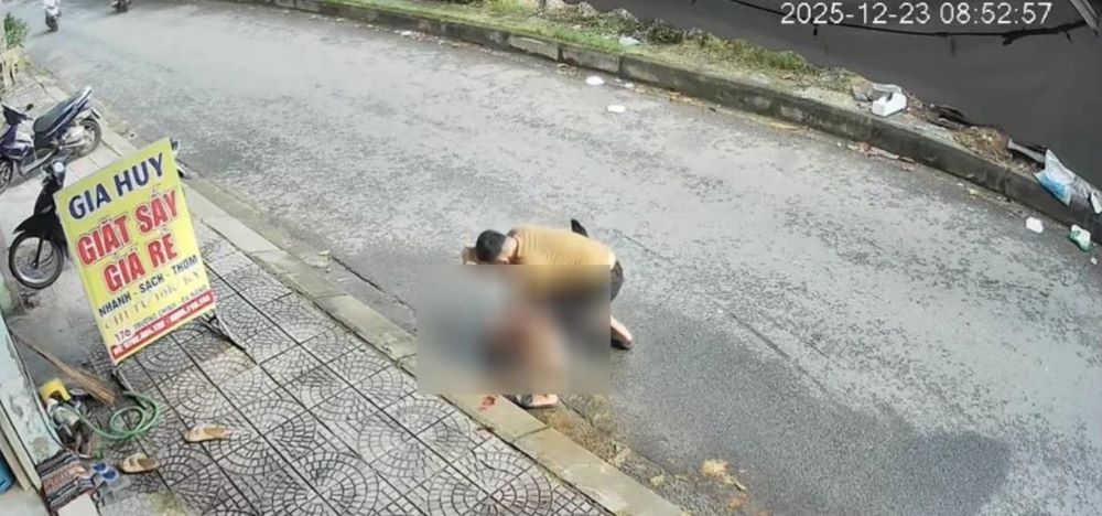 Hinh anh hien truong vu viec. Anh: Cat tu camera nha dan 