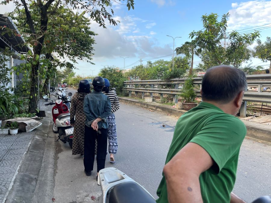 Vụ việc khiến nhiều người dân tại phường An Khê, TP Đà Nẵng hoang mang. Ảnh: Trần Thi