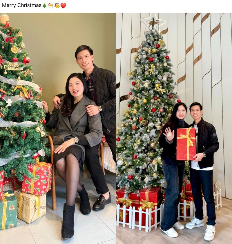 Cuu tuyen thu Pham Thi Yen va ong xa luon danh thoi gian ben nhau trong dip Giang sinh. Anh: Nhan vat cung cap