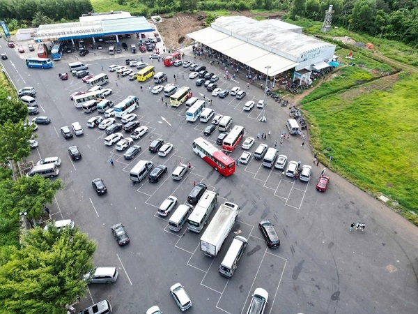 남북 고속도로 휴게소. 사진: 정부