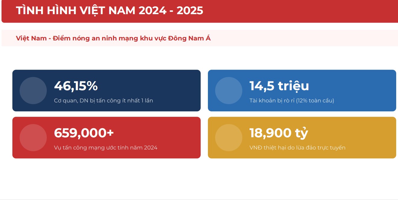 An ninh mang la van de noi com tai Viet Nam nam 2024 va 2025. Anh: Thu Thuy