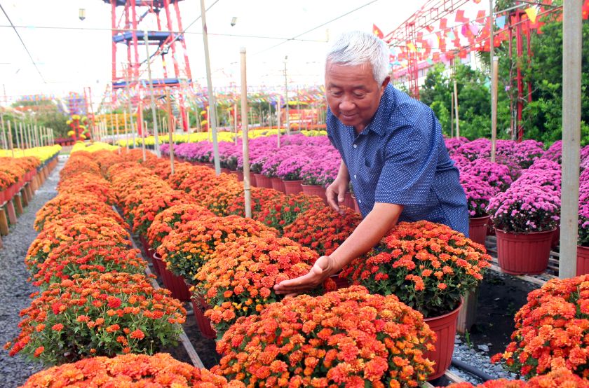 Nhieu nha vuon ti mi cham soc tung chut canh hoa voi mong muon mang den cho nguoi xem cam giac dep nhat co the. Anh: Luc Tung