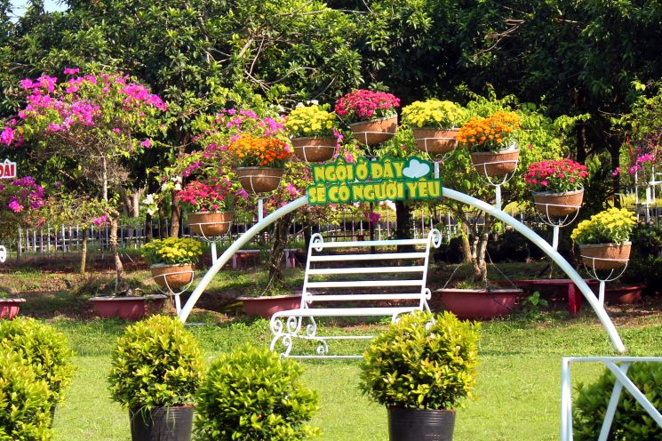 ma con co nhung tieu canh duoc thiet ke theo phong cach tuoi tre de gioi tre check in... Anh: Luc Tung