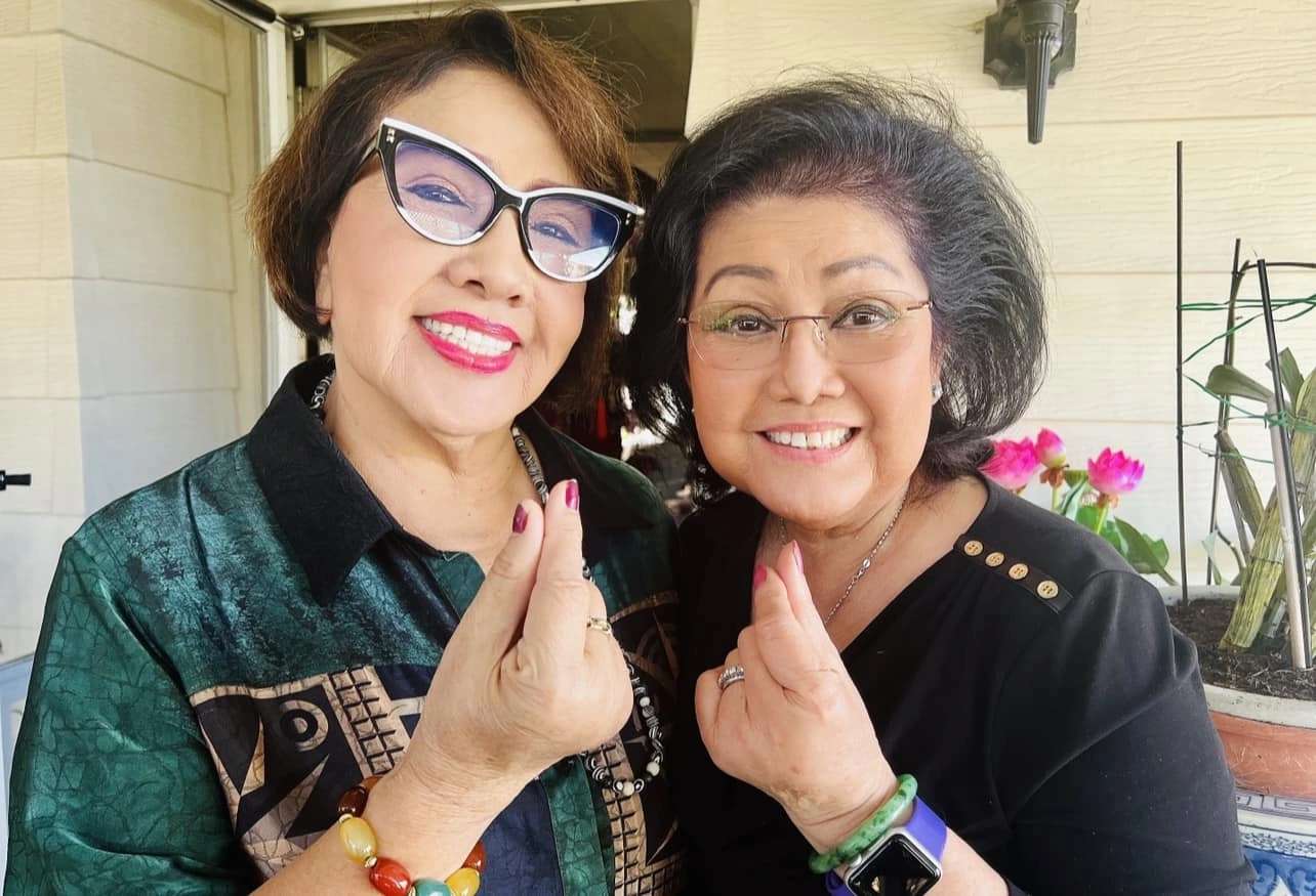 人民芸術家のル・トゥイとフォン・リエン。写真：アーティスト提供