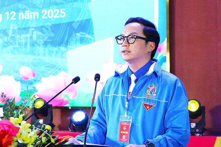 Mr. Mua Chien Thang - Secretary of the Dien Bien Provincial Youth Union. Photo: Dien Bien Provincial Youth Union