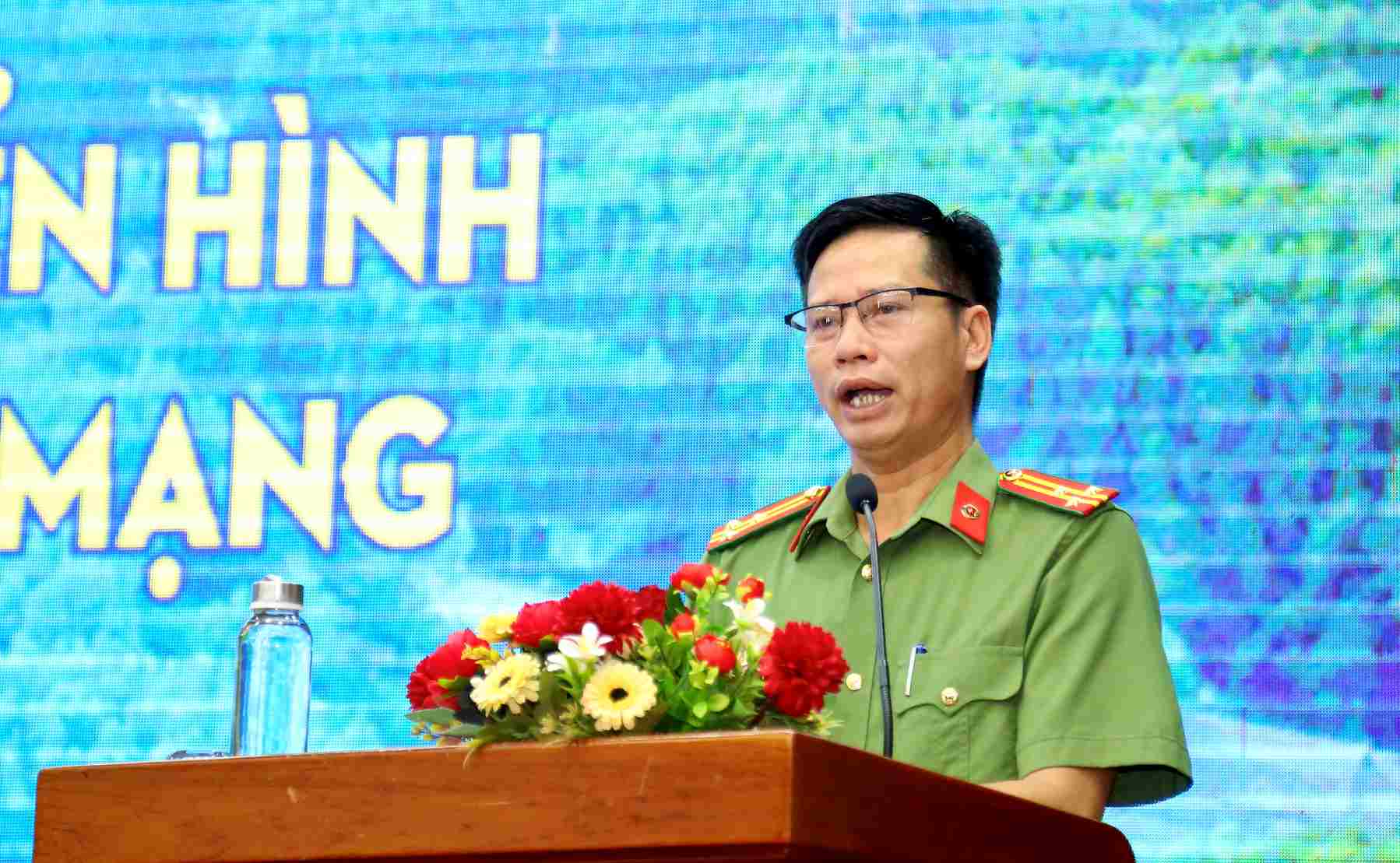 Thuong ta Tran Duy Kien noi ve khong gian mang tai Ca Mau. Anh: Nhat Ho