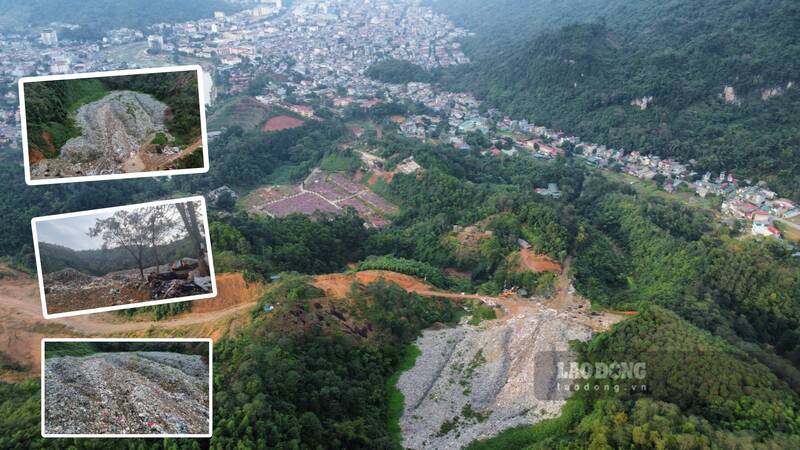 Ha Giang 2 phuongのゴミ捨て場は住民の生活に影響を与えています。写真:Viet Bac