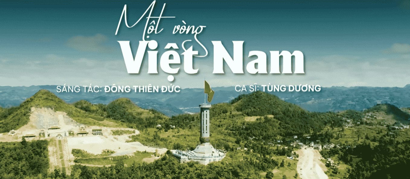 Bai hat “Mot vong Viet Nam” dat trung binh 25 trieu luot nghe moi thang. Anh chup man hinh
