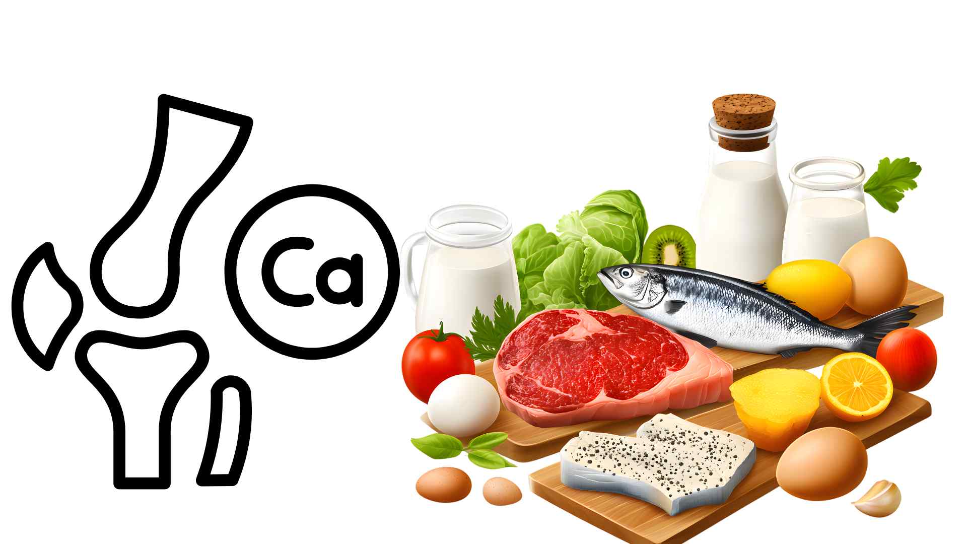 A proper diet will help the body absorb calcium. Graphics: Ha May