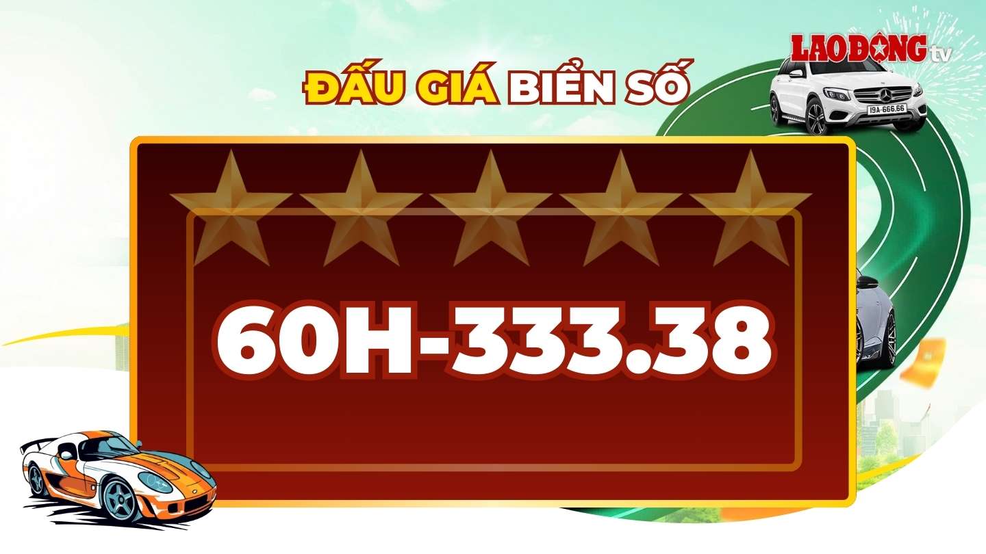 Las matriculas de coches super bonitas en Hanoi estaran disponibles en la subasta de la tarde del 25 de diciembre