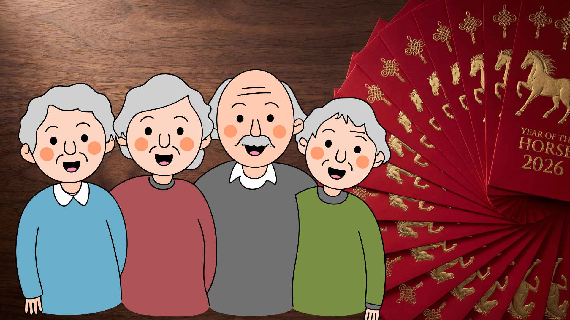 Tien mung tho nguoi cao tuoi mot so tinh phia Bac. Anh do hoa: Huong Son