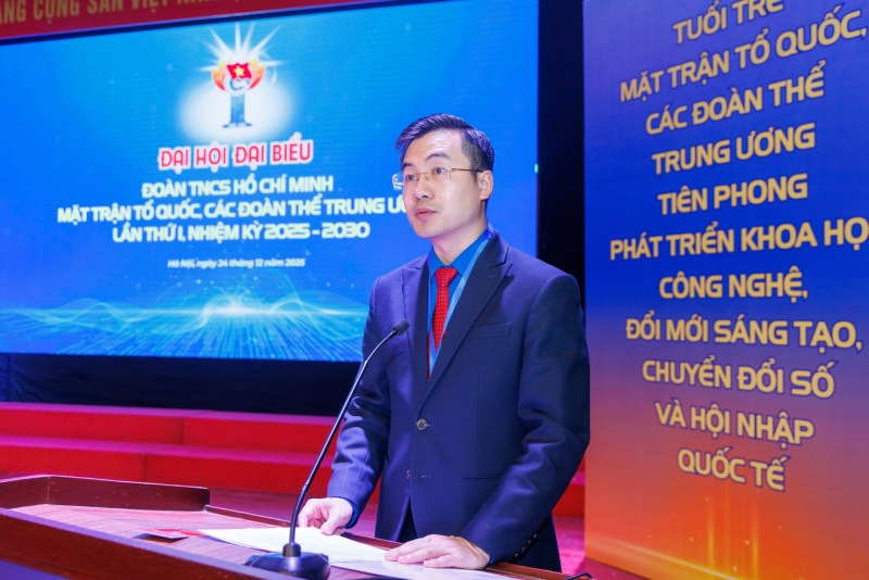 Anh Nguyen Nhat Linh phat bieu khai mac Dai hoi