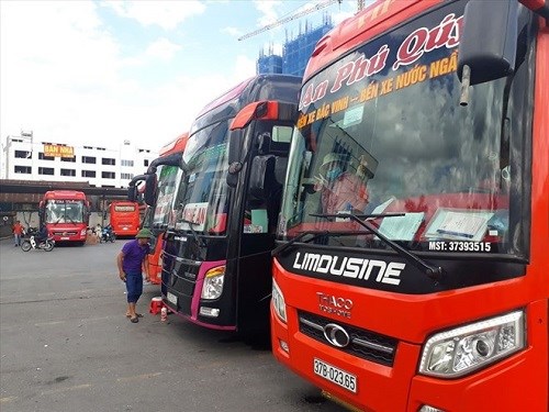 Hanoi transportation businesses commit to safe service for Tet. Photo: Minh Hanh