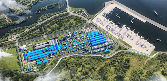 When put into operation, Hoa Tam Industrial Park and Bai Goc Port will be the driving force to help Dak Lak develop further. Photo: Investor provided