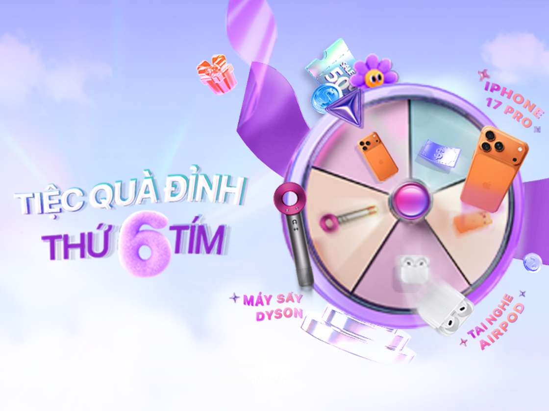  Chuong trinh Vong quay may man, voi hang tram phan qua dinh dang doi ban kham pha tren App TPBank. Anh: TPBank