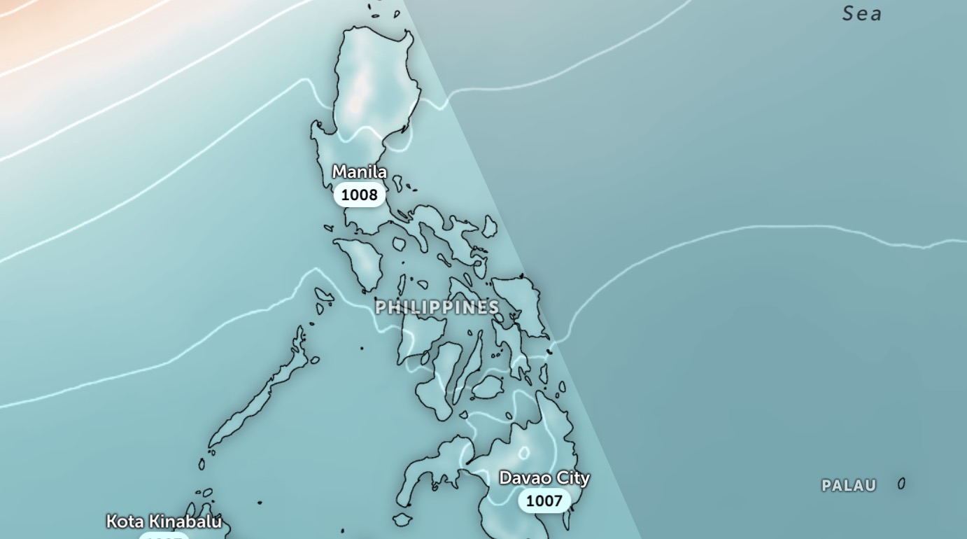 PAGASA is not currently monitoring any low pressure areas that could strengthen into tropical storms. Photo: Zoom Earth