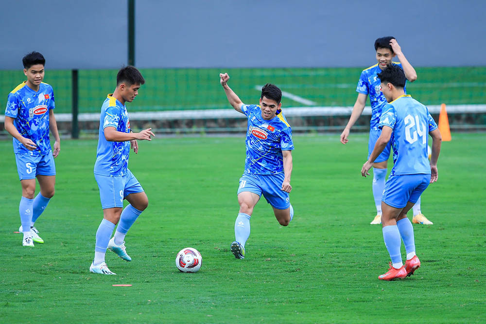 U23 Viet Nam dang co tinh than tot truoc vong chung ket U23 chau A 2026. Anh: Minh Dan