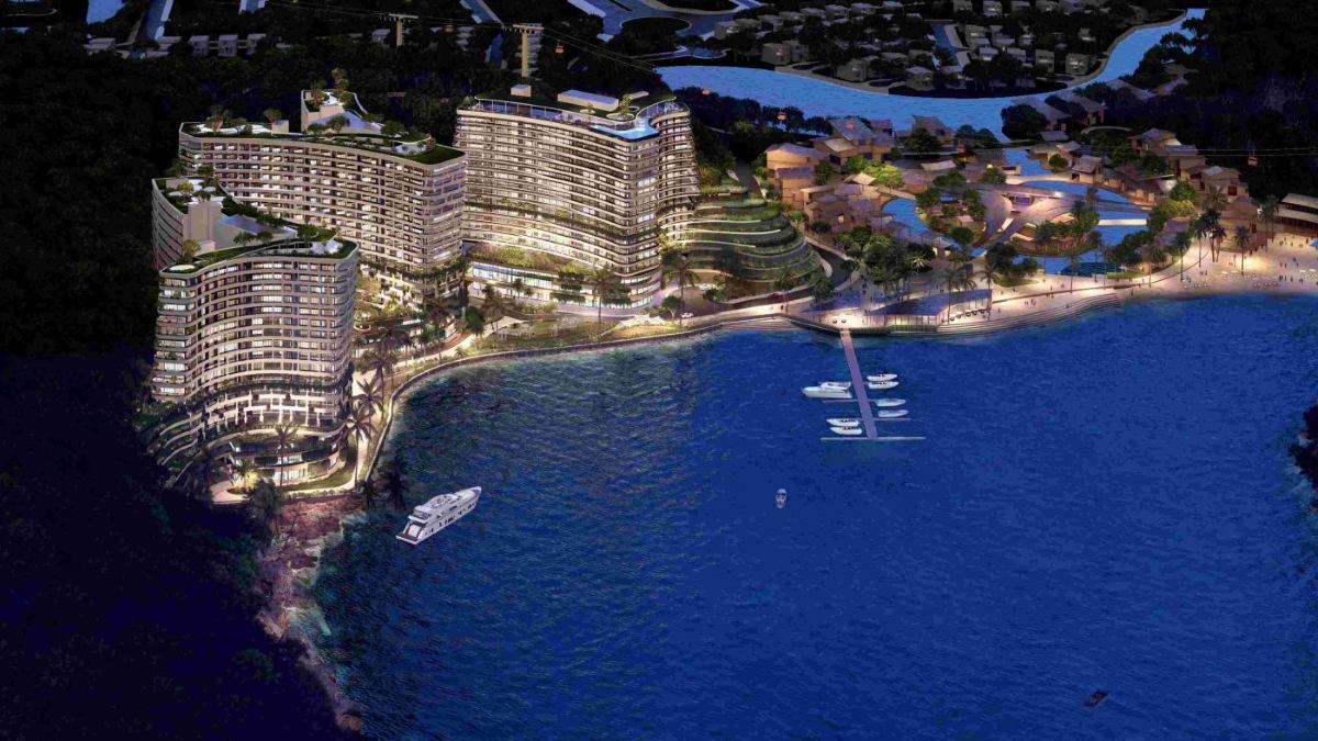 Un rincon que muestra la obra del proyecto Cat Ba Amatina que se esta implementando en Hai Phong. Foto: Inversionista