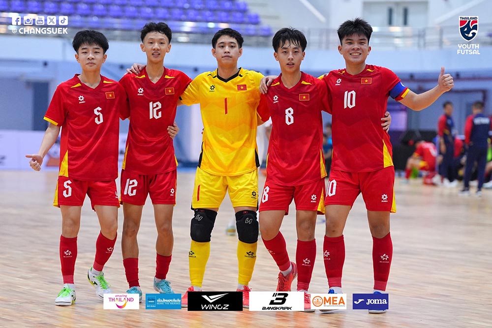 U16 futsal Vietnam had an important victory over U16 futsal Myanmar. Photo: Changsuek