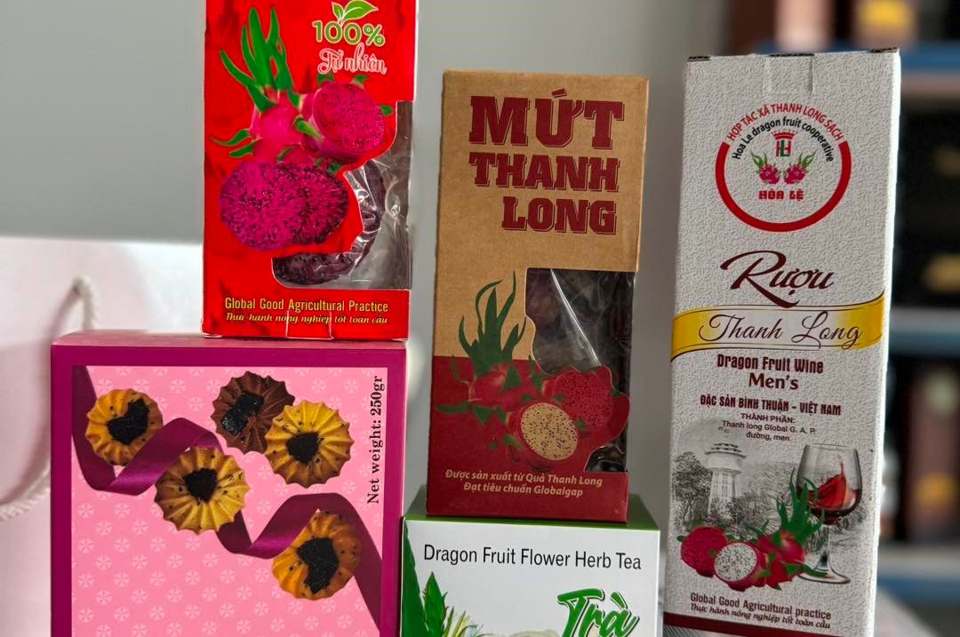 Mot so san pham OCOP dac trung cua tinh Lam Dong. Anh: Duy Tuan