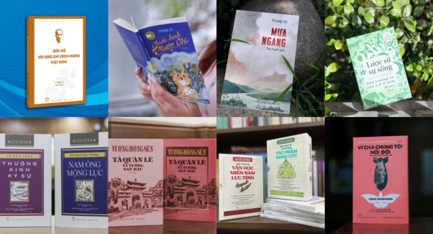 Books in 2025 are diverse in genres. Photo: Tre Publishing House