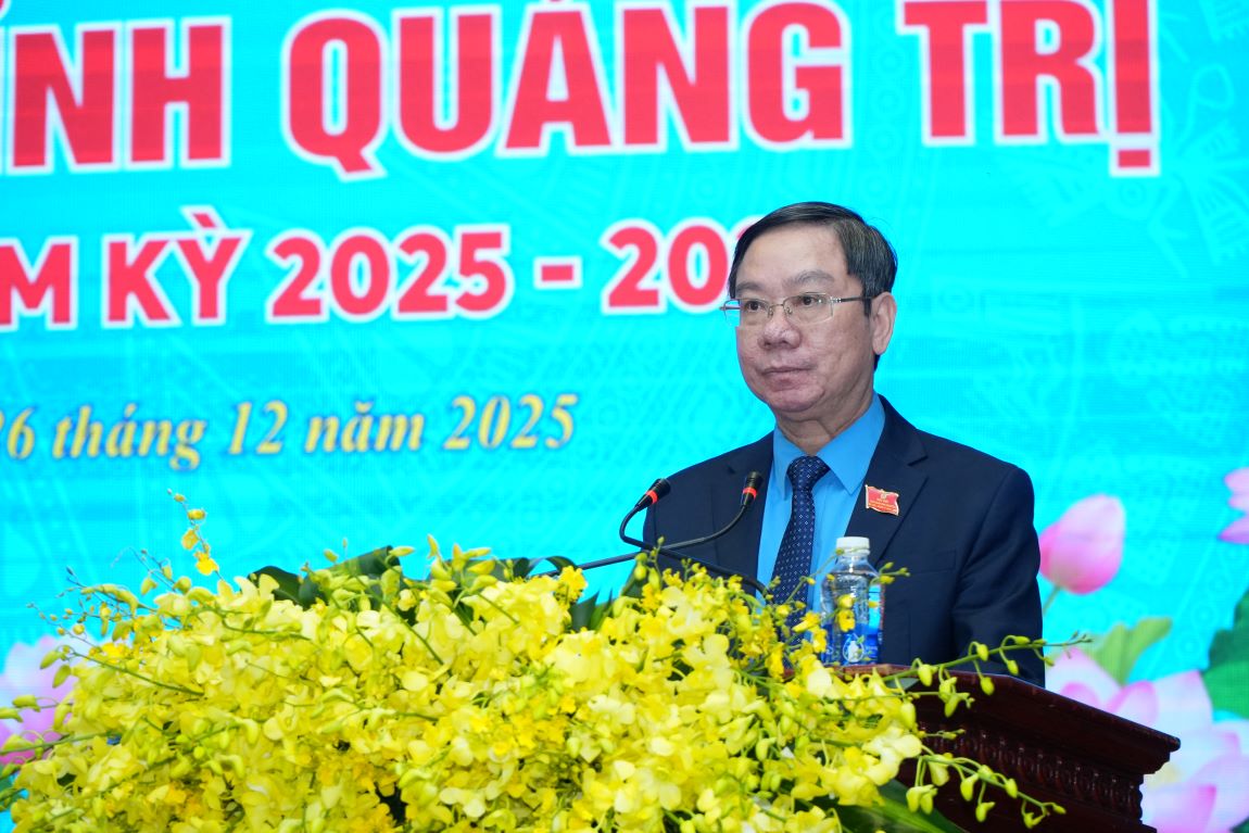 Nguyen The Lap 씨 - Quang Tri 지방 노동 연맹 위원장. 사진: Hung Tho