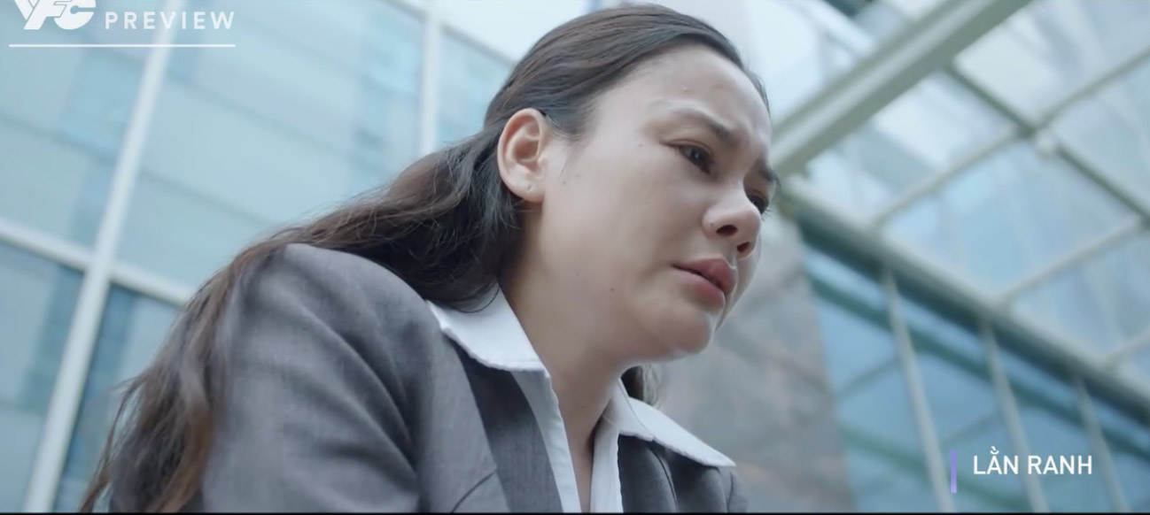 Nguyet lo so bi phat hien trong “Lan ranh” tap 38. Anh: VFC