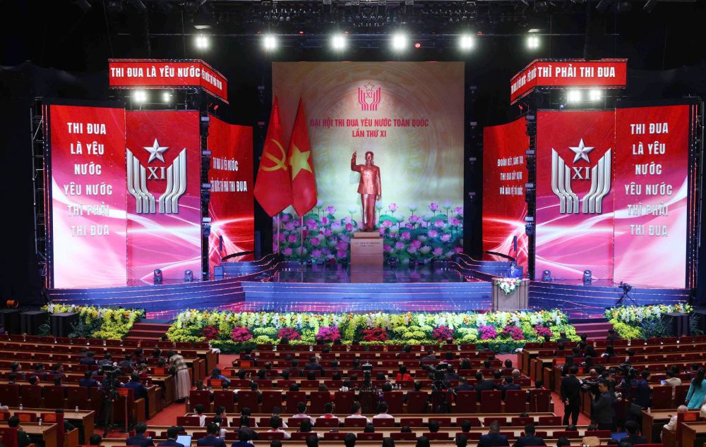 Preparatory session of the 11th National Patriotic Emulation Congress held on the afternoon of December 26th. Photo: Hai Nguyen