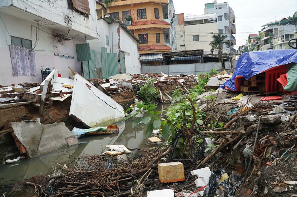 Ho Chi Minh City A41 Canal speeds up construction, gradually completing the new look. Photo: Thai Bao.