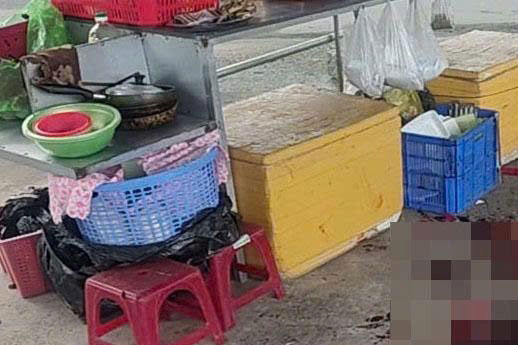 Hiện trường vụ hỗn chiến ở Khánh Hòa khiến một thanh niên tử vong. Ảnh: Phương Linh