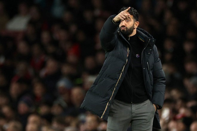 Ruben Amorim is facing personnel difficulties with Man United. Photo: AFP