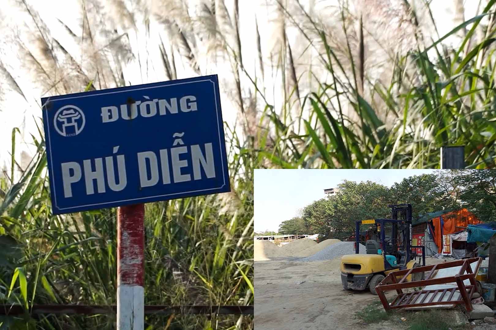 Estado actual del terreno de 6.490 m2 subastado en Hanoi, con un precio inicial de 109 millones de VND/m2