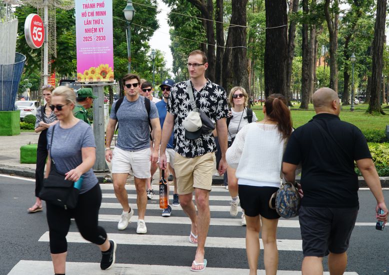 Ho Chi Minh City is a destination attracting many international visitors. Photo: Thanh Chan