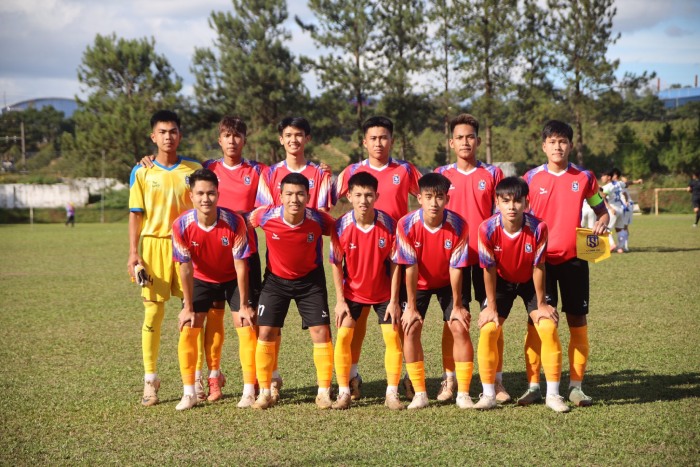 U19 Be Tong 26 team at the National U19 Championship. Photo: VFF