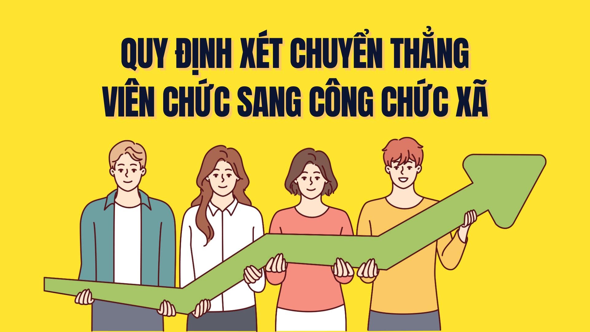 Regulations on direct transfer of public employees to commune civil servants. Graphics: Tra My