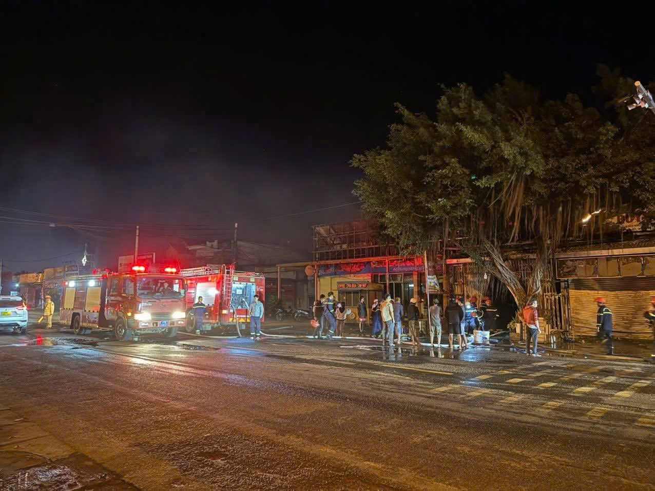 Scene of the fire that killed 4 people. Photo: Police provided