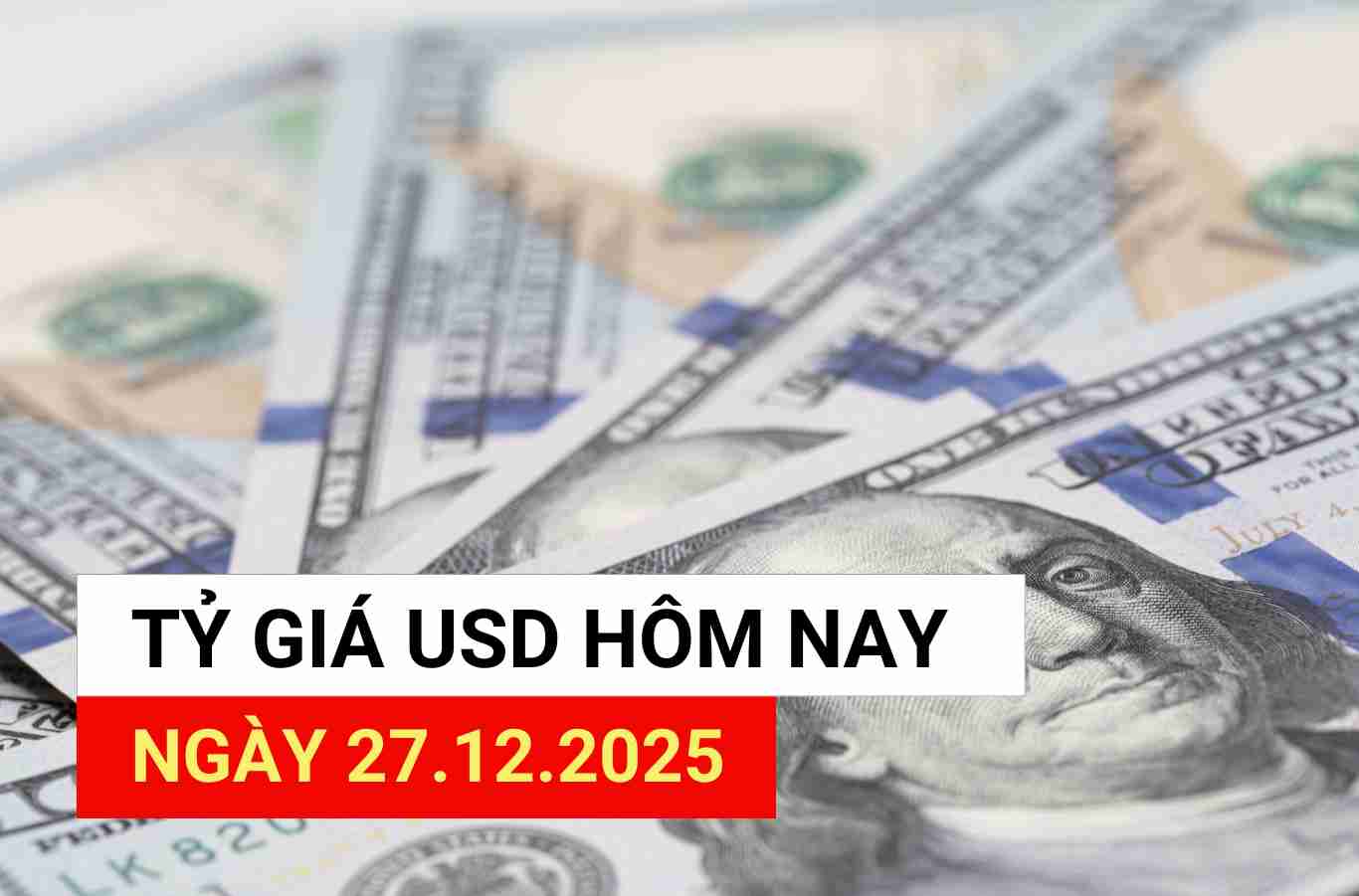 Tipo de cambio USD hoy 27 de diciembre de 2025.