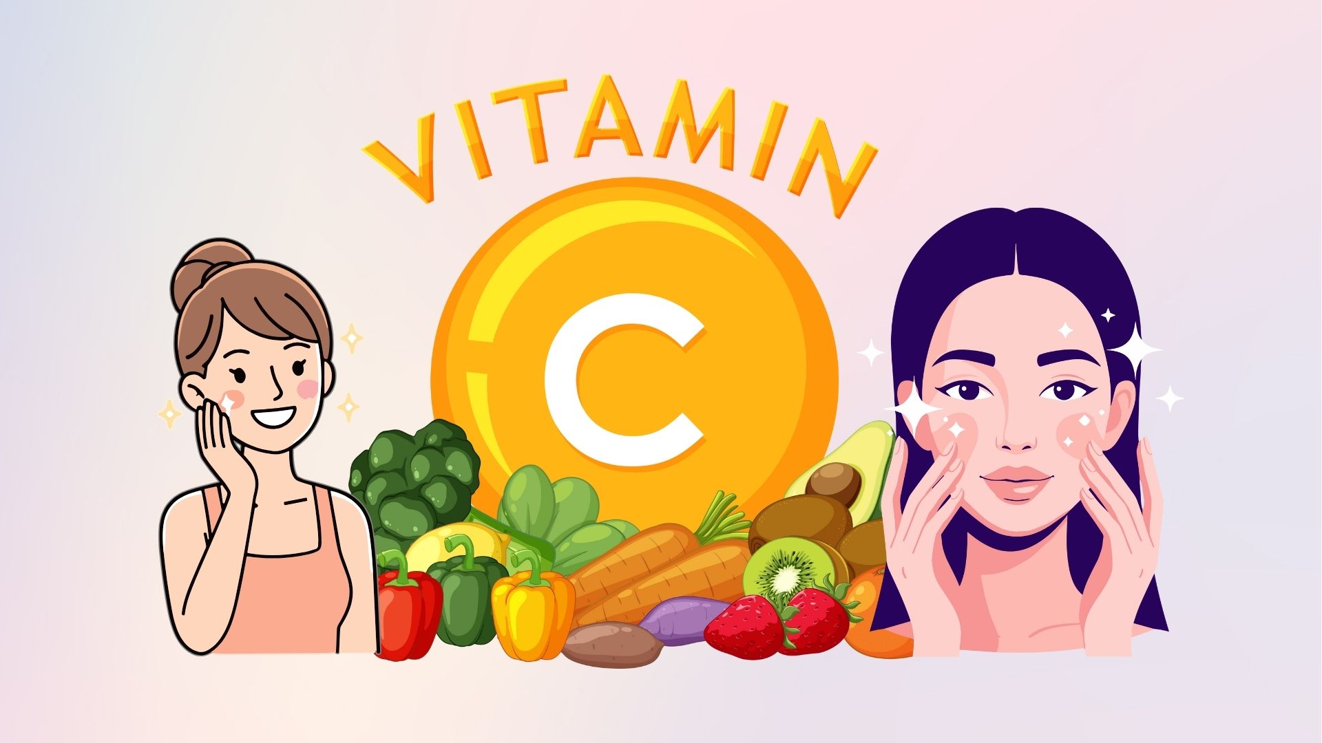 Eating plenty of vitamin C helps skin become healthier from the inside out.