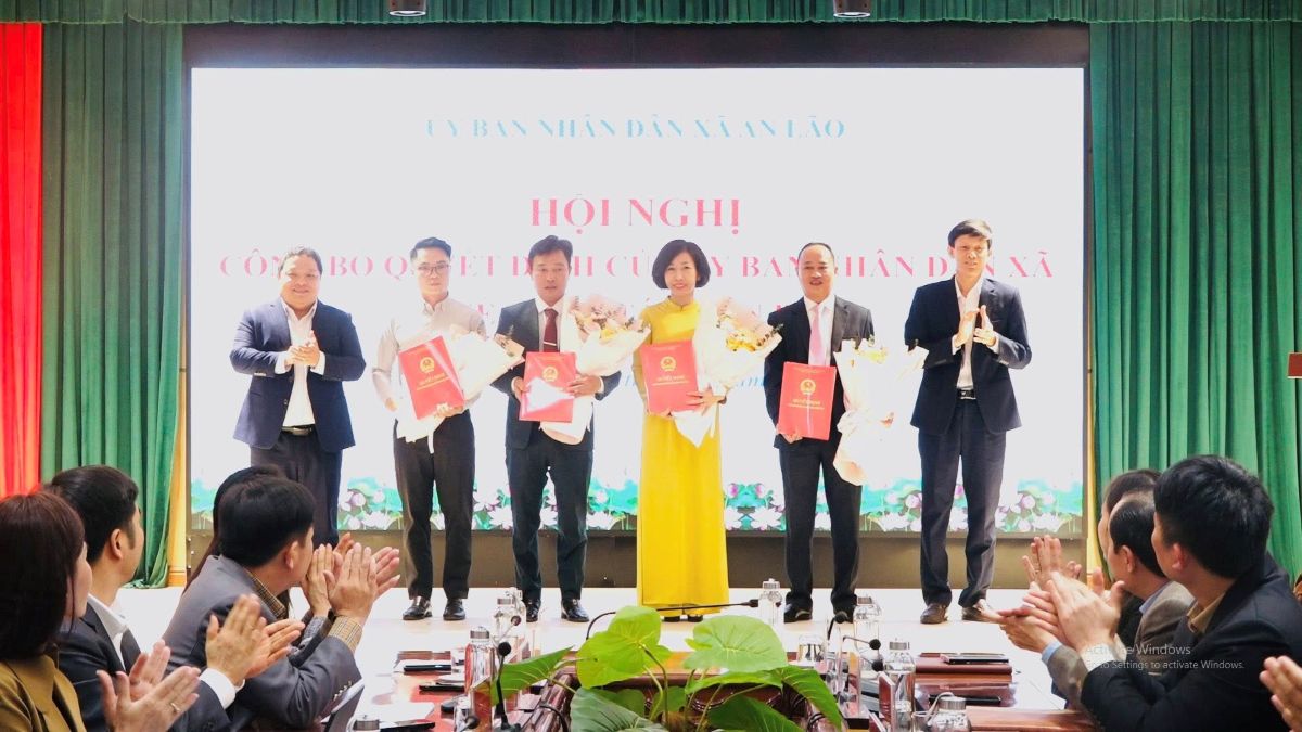 Xa An Lao kien toan nhan su phong, ban. Ảnh: Cong TTDT xa An Lao