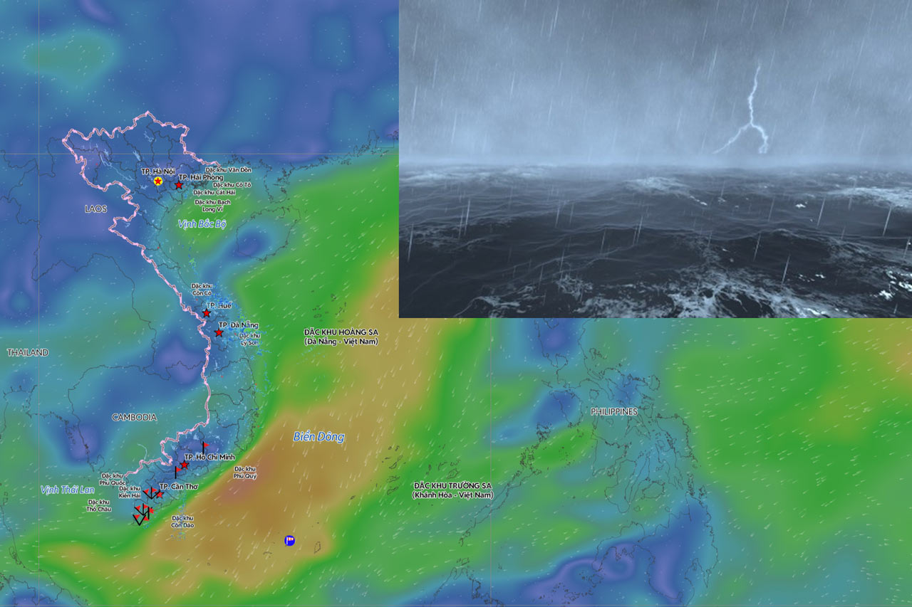 향후 2일간의 악천후 지역 예보