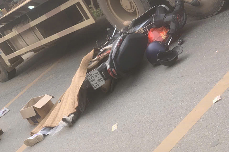 Vu tai nan khien mot nguoi tu vong. Anh: Nguoi dan cung cap