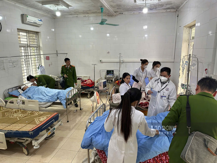 Las victimas del vuelco del vehiculo que transportaba a la delegacion benefica se encontraban principalmente en Hanoi. Foto: Mai Linh