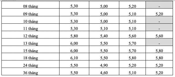 Bieu lai suat tiet kiem online HDBank. Anh: HDBank  